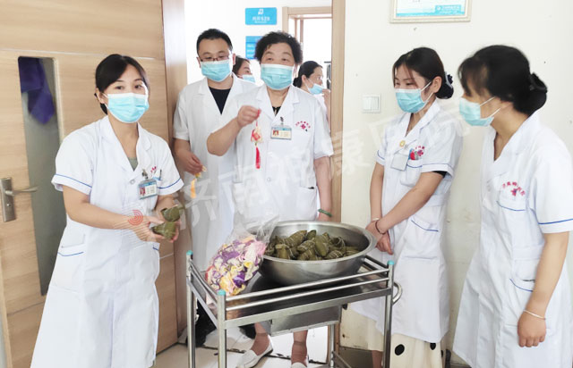 品香粽送香囊,济南神康医院医患浓情,欢度端午!